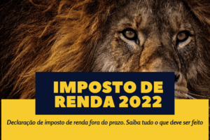 Imposto de Renda 2022: Declaração de imposto de renda fora do prazo