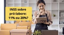 INSS sobre pró-labore: 11% ou 20%?
