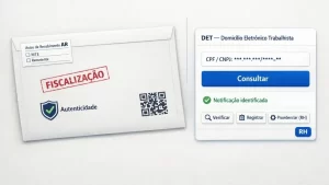 Fiscalização do MTE por carta registrada: autenticidade, DET e ações do RH