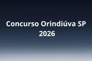 Concurso Orindiúva SP, inscrições abertas até 01/06/2026, 29 vagas imediatas e iniciais de até R$ 8.091,11