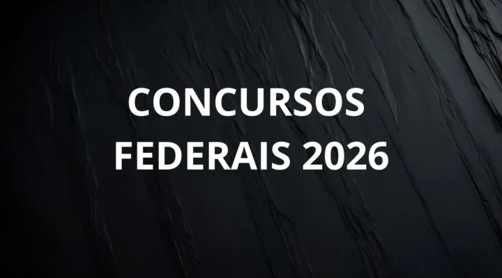 Concursos Federais 2026: Mais de 163 mil vagas previstas! Segurança, Saúde e mais!