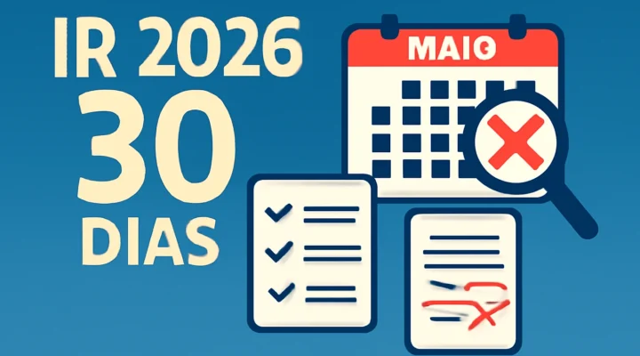 IR 2026: Últimos 30 dias! Fuja da malha fina e garanta sua restituição com estas dicas cruciais