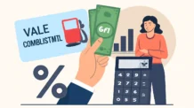 Vale combustível, empresa pode pagar e descontar 6% do salário, entenda se o benefício é permitido, quando integra remuneração e o que fazer