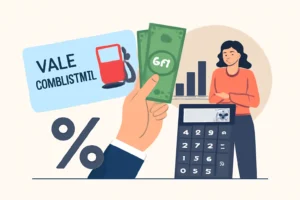 Vale combustível, empresa pode pagar e descontar 6% do salário, entenda se o benefício é permitido, quando integra remuneração e o que fazer