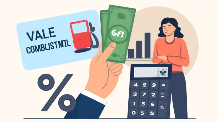 Vale combustível, empresa pode pagar e descontar 6% do salário, entenda se o benefício é permitido, quando integra remuneração e o que fazer