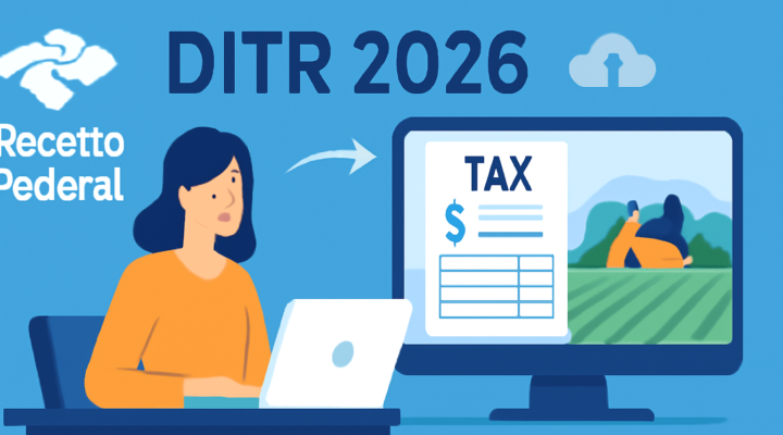 DITR 2026: Receita Federal muda regras e declaração do imposto sobre propriedade rural começa em agosto com nova plataforma online obrigatória