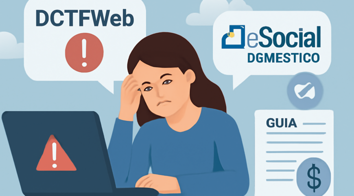 Erro no DCTFWeb: Usuários Relatam Falha na Comunicação com o eSocial Doméstico e Guias Sem Juros